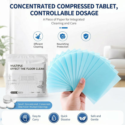 Multiple Effect The Floor Clean Tablets for Mopping, Quick Shine Cleaner
