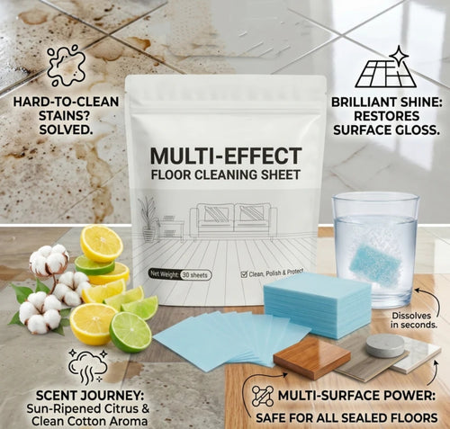 Multiple Effect The Floor Clean Tablets for Mopping, Quick Shine Cleaner
