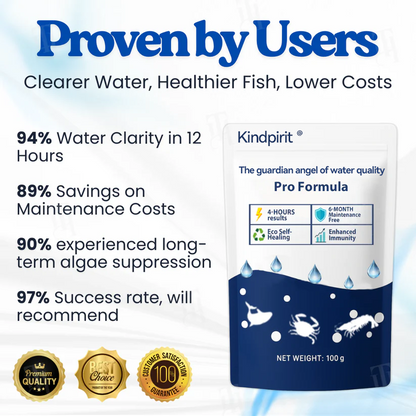 Kindpirit® The guardian angel of water quality Pro Formula– End Algae Nightmares, Restore Your Pond’s Beauty Fast!
